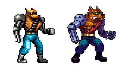 Contra hard corps , Fang , pixel upgrade. by Omegachaino on DeviantArt