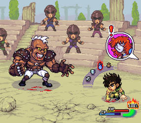 Seiya vs Cassius, RPG mockup