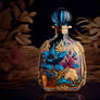 Perf ultra luxury perfume bottle design with exoti