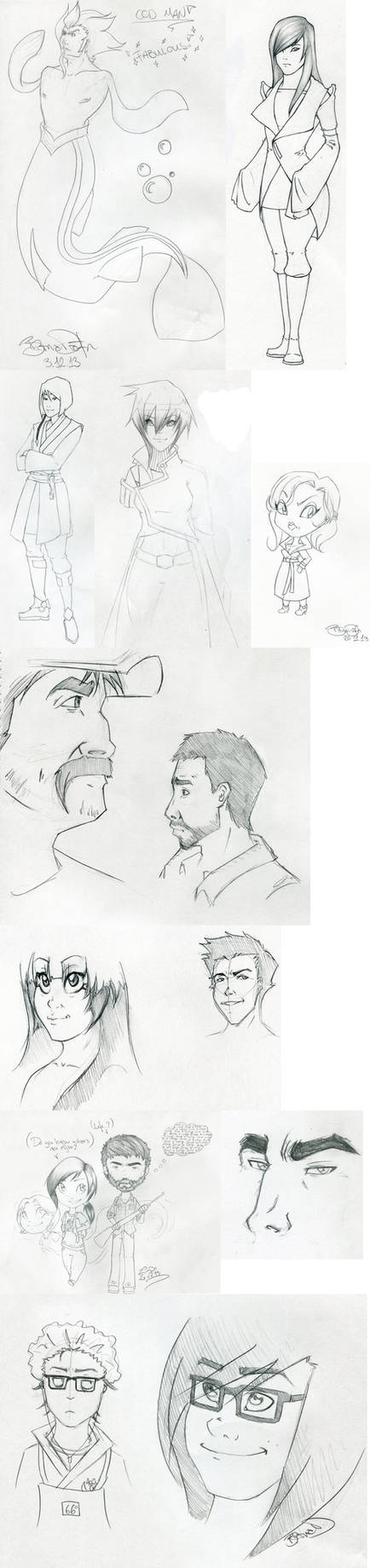 Sketch dump - contains Last of Us spoilers!