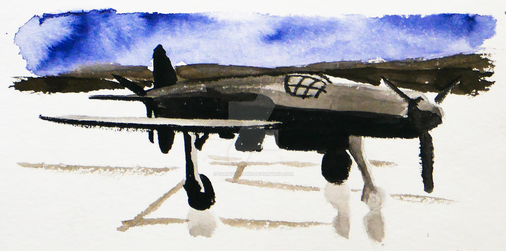 Ink Plane Plane - Ink sketch 2 by dariodegrandi on DeviantArt
