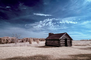 Valley Forge Cabin 2 by swiftmoonphoto