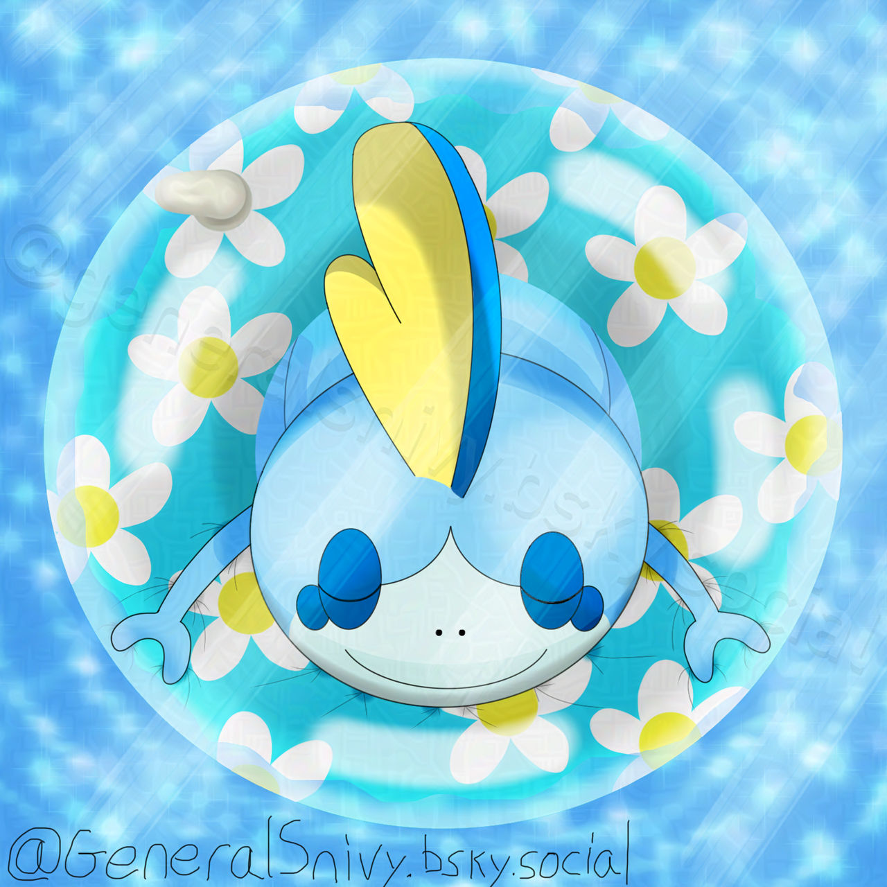 Float Pokemon Sobble's Peaceful Float by TheRealGeneralSnivy on DeviantArt