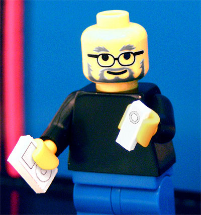 STEVE JOBS AS A LEGO MAN