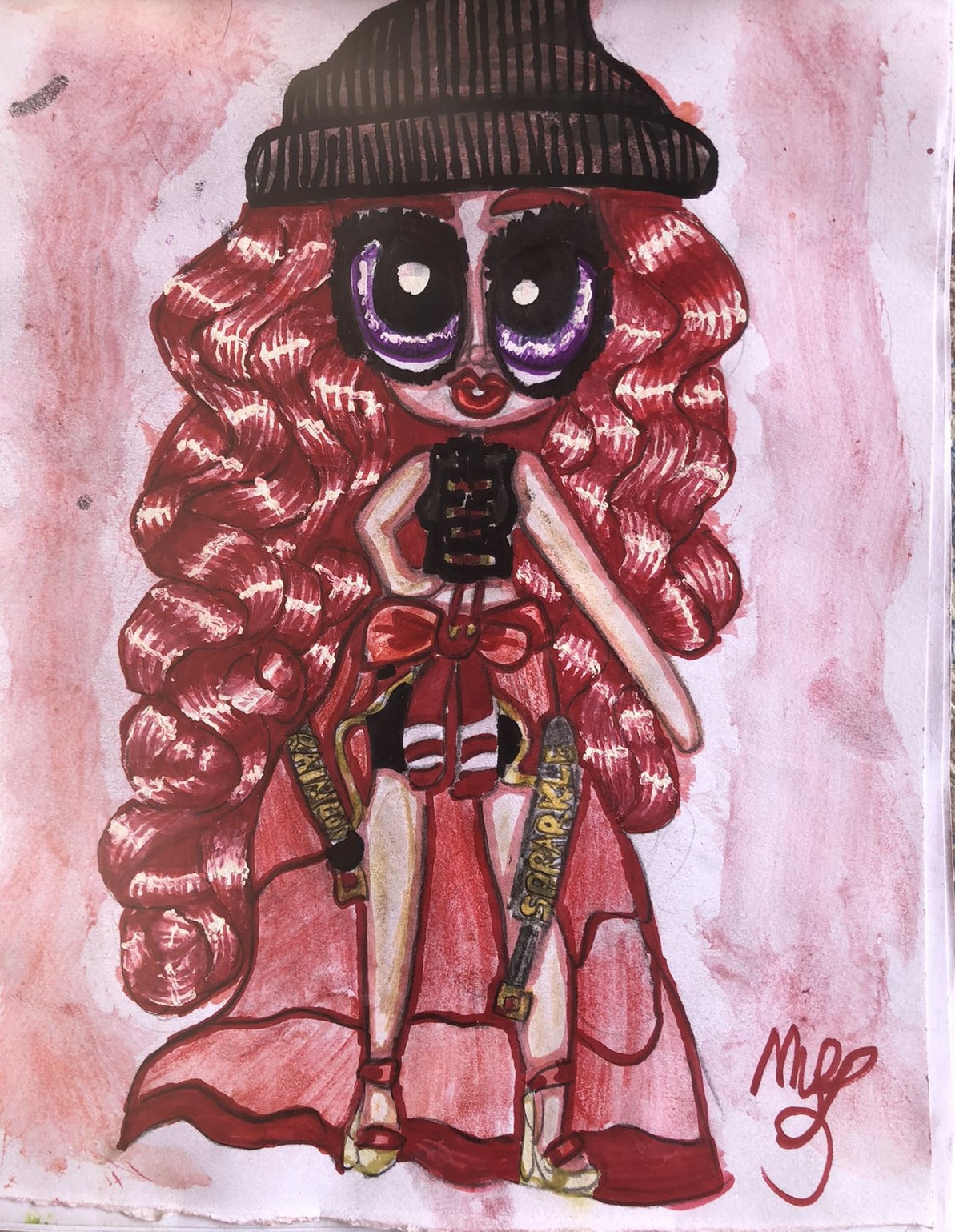 Ruby Anderson Drawing rainbow high ruby anderson no rain no rainbow by mariposakiss on DeviantArt
