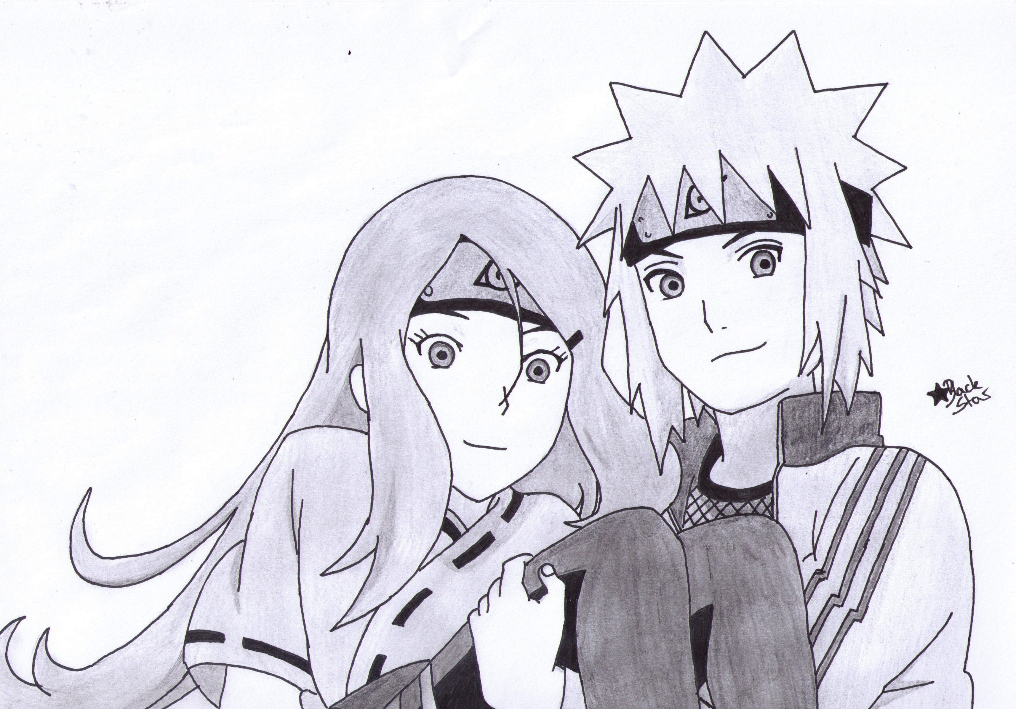 Naruto and Minato by lubiga on DeviantArt