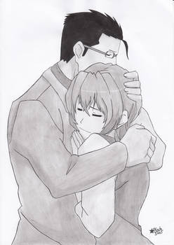 Maes and Gracia Hughes (Fullmetal Alchemist)