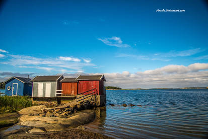 fishermen's cabins