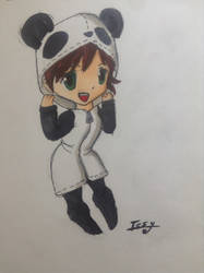 Chibi panda costume x3