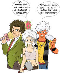 DBZ: love triangle