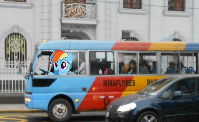 Rainbow Car (Rainbow Dash)