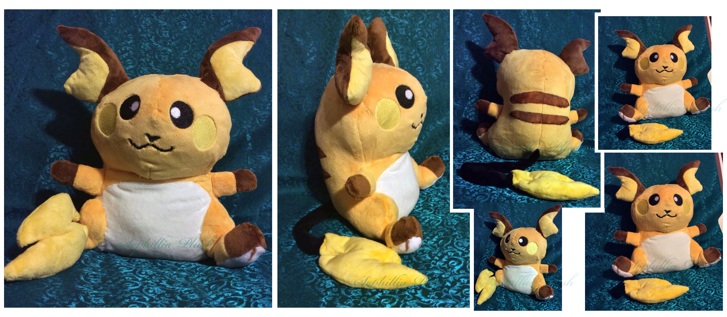 Cuddly Raichu Plush