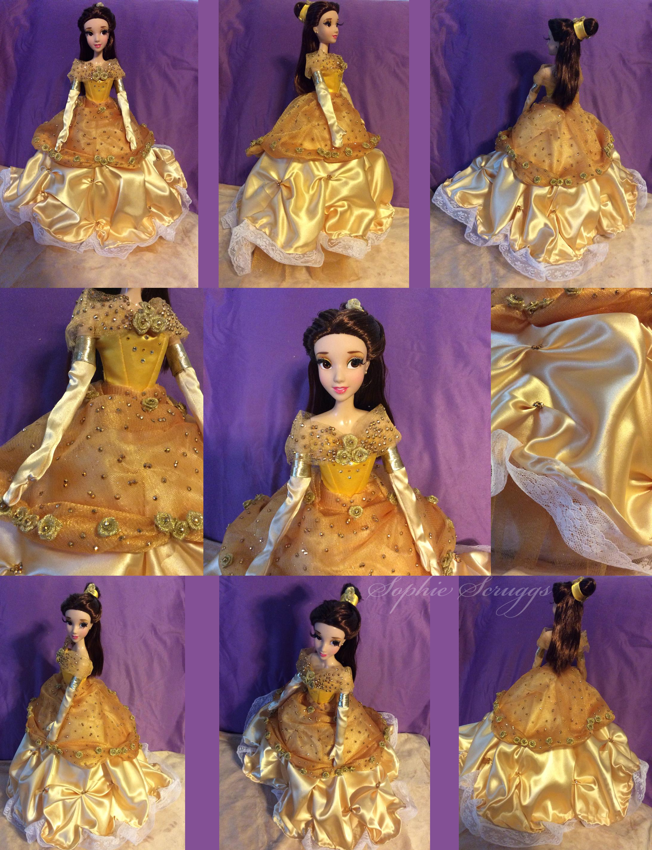 Belle doll deals dress