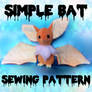 Bat Plush Sewing Pattern