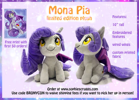 Mona Pia Plush Preorder!