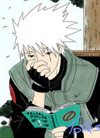 Kakashi Reading