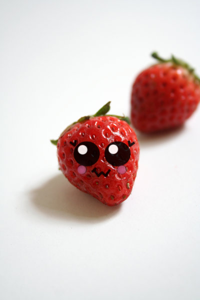 smiley strawberry