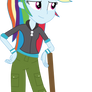 Equestria Girls Rainbow Dash (Scootaloo's clothes)