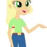 Equestria Girls Applejack (Apple Bloom's clothes)