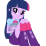 Vector - EqG Twilight Sitting