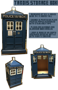 Craft - TARDIS Storage Box!