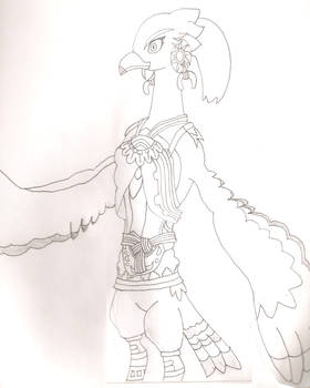 Sketch - Female Rito