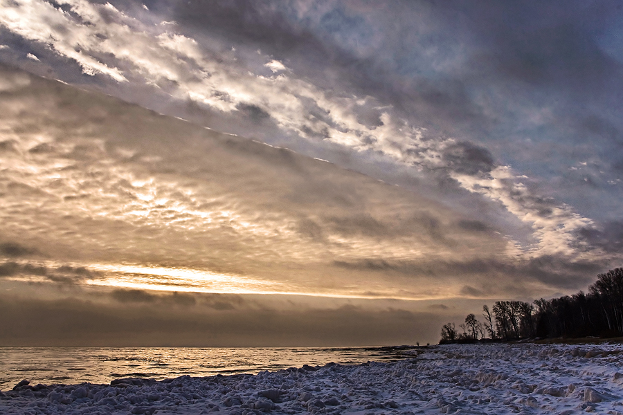 early winter skies