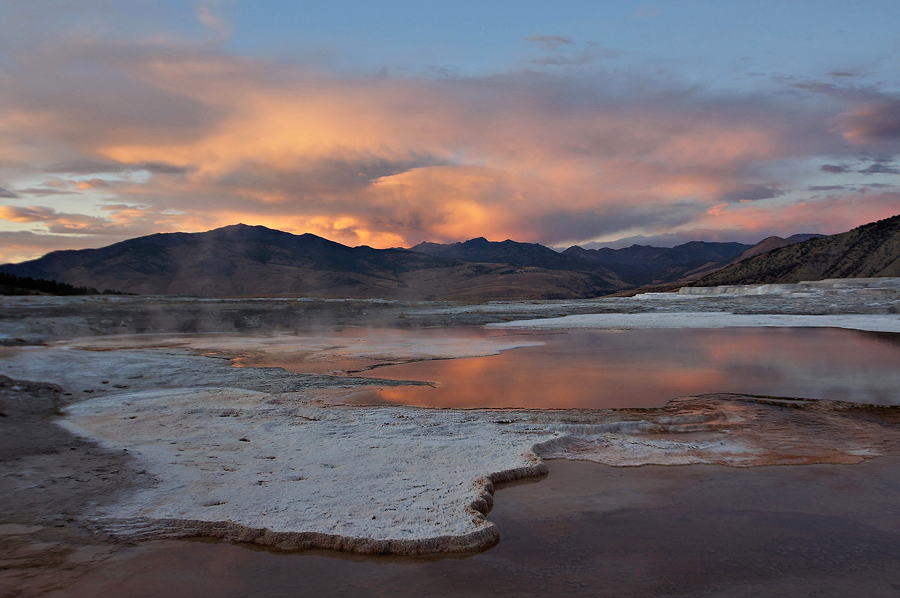 mammoth sunset