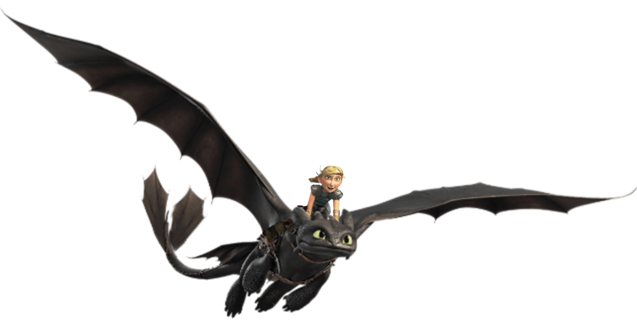 Astrid and Toothless Render PNG #2 by XandersEntertainment on DeviantArt
