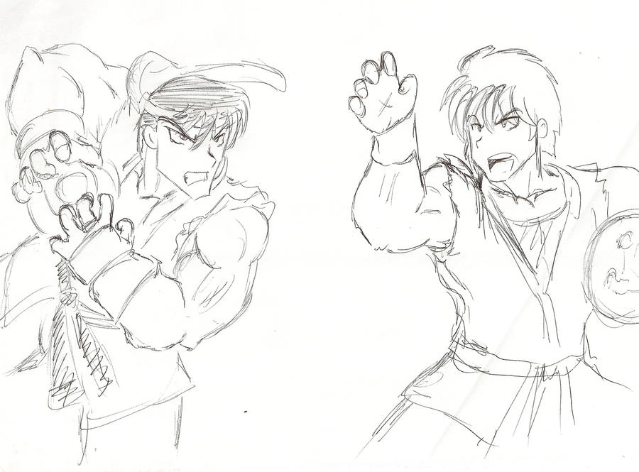 Ryu Hoshi vs Ryo Sakasaki by orochivan on DeviantArt