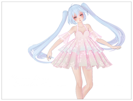 [MMD] Cute Short Flower Dress Download!