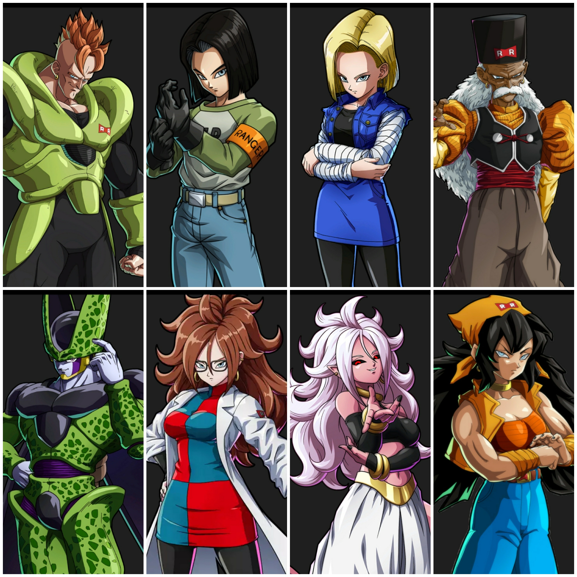 Dbfz,Androids! by arvinjohnp on DeviantArt