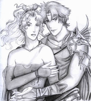 Terra and Bartz request by Siff-Moonshine