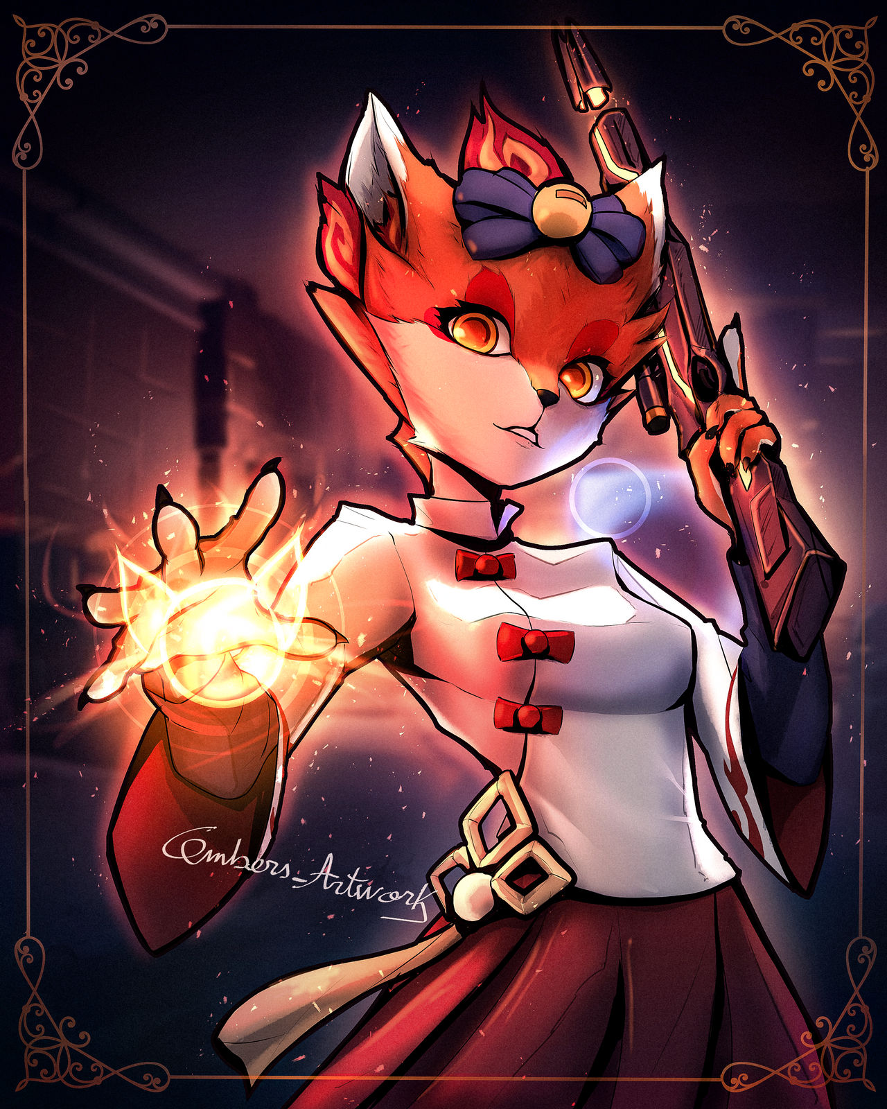 Gunfire Li (gunfire reborn) by EmberArtworks on DeviantArt