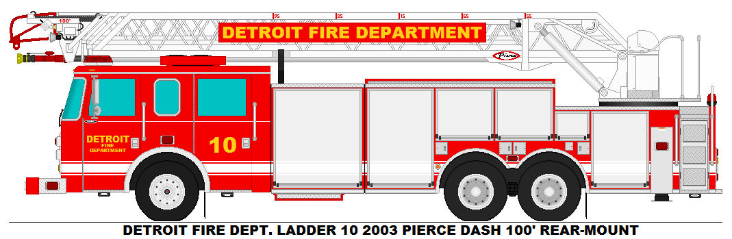 Detroit Ladder Detroit Fire Dept. Ladder 10 by MisterPSYCHOPATH3001 on DeviantArt