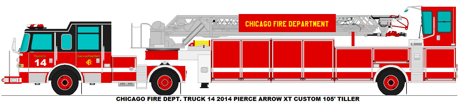 Chicago Fire Dept Truck 14 by MisterPSYCHOPATH3001 on DeviantArt Chicago Fire Dept Truck 14 by MisterPSYCHOPATH3001 on DeviantArt