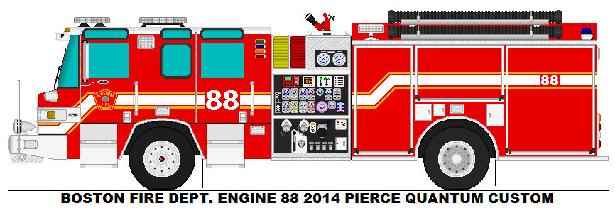 Boston Fire Dept Engine 88 by MisterPSYCHOPATH3001 on DeviantArt Boston Fire Dept Engine 88 by MisterPSYCHOPATH3001 on DeviantArt