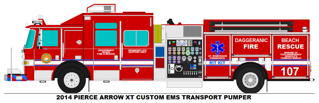 Daggeranic Beach Fire Dept. Engine 107 by MisterPSYCHOPATH3001 on ...