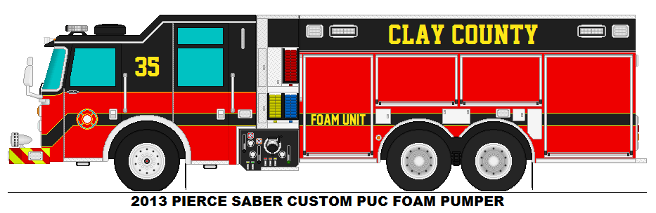 Clay County Fire Dept. Foam 35