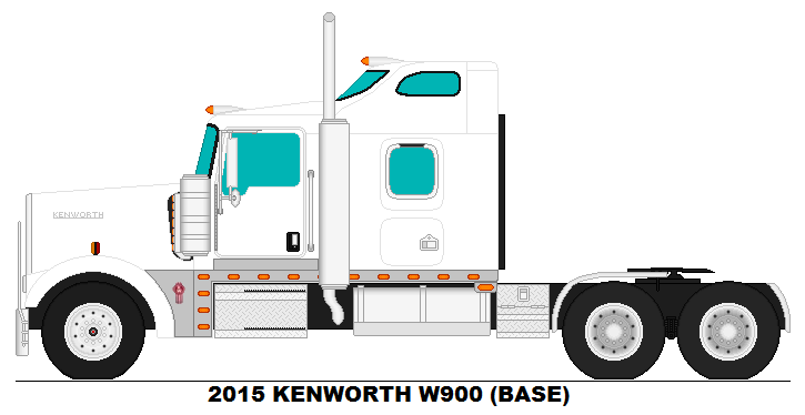 2015 Kenworth W900 base by MisterPSYCHOPATH3001 on DeviantArt