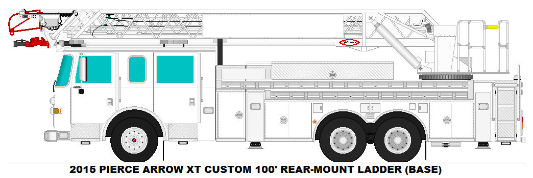 Pierce Arrow XT 100' RM Ladder base