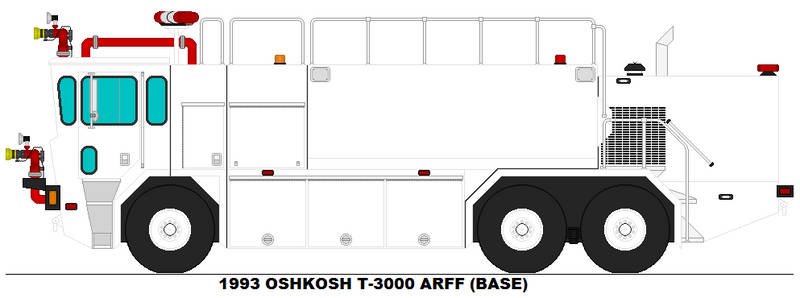1993 Oshkosh T-3000 ARFF base