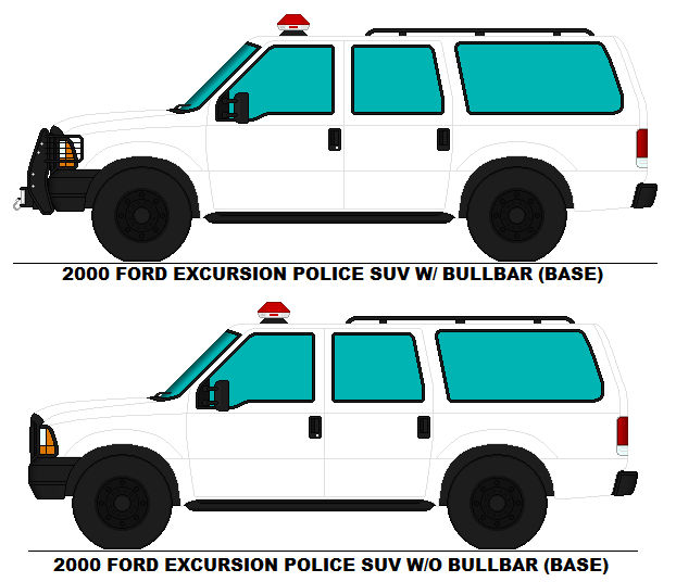 Ford Excursion Police SUV bases by MisterPSYCHOPATH3001 on DeviantArt