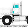 Psycauto C32-633 6x6 Heavy Tractor base