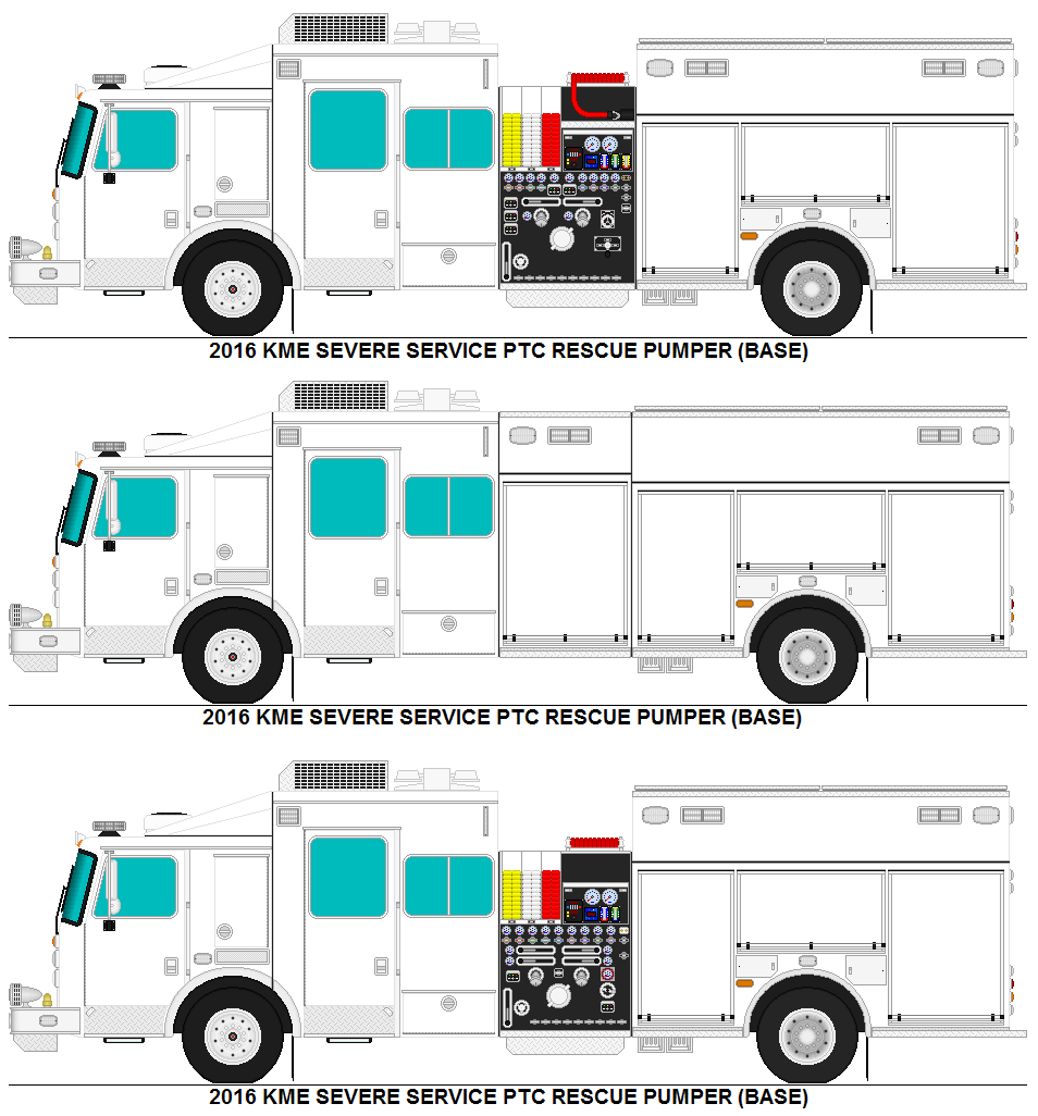 KME Severe Service PTC Rescue Pumpers bases by MisterPSYCHOPATH3001 on