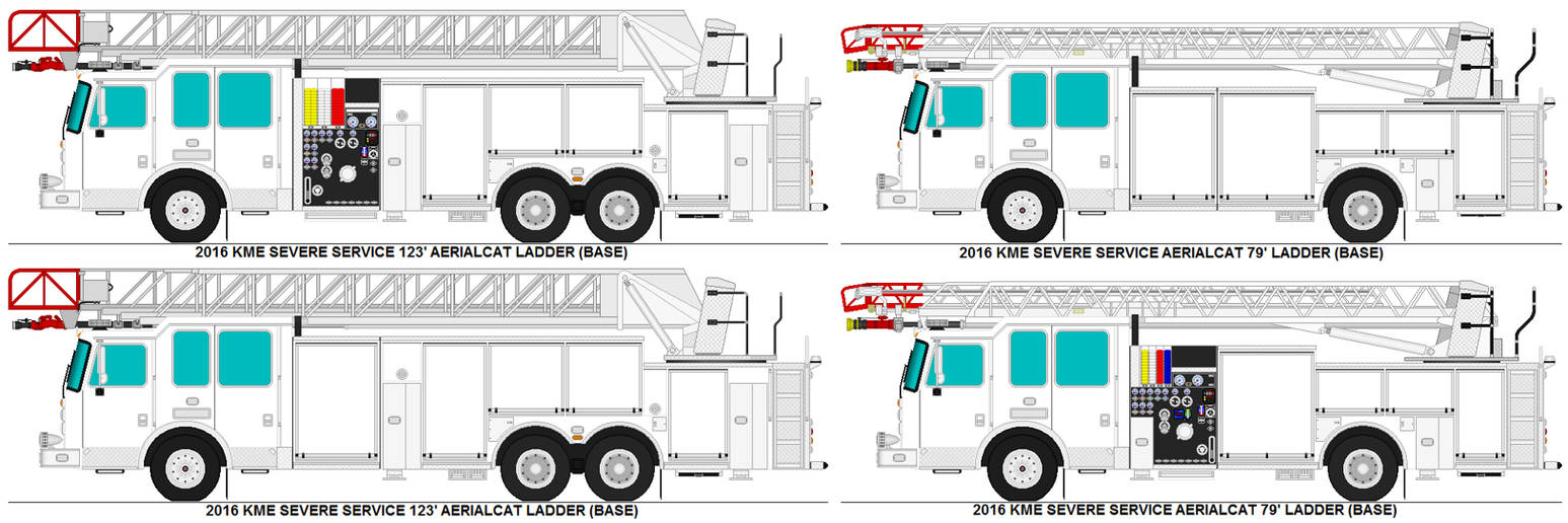KME Severe Service AerialCat Ladder bases by MisterPSYCHOPATH3001 on