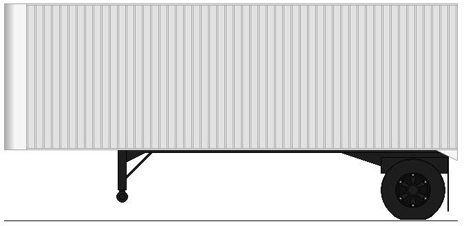 25' Van Trailer