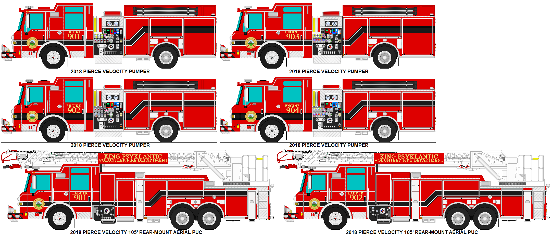 King Psyklantic Vol. Fire Dept. roster by MisterPSYCHOPATH3001 on ...