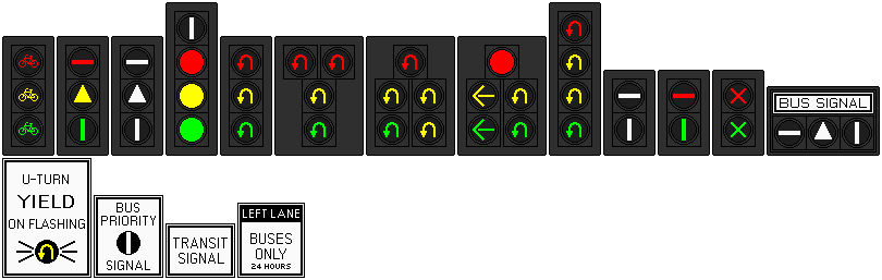 Random traffic signals and signs by MisterPSYCHOPATH3001 on DeviantArt