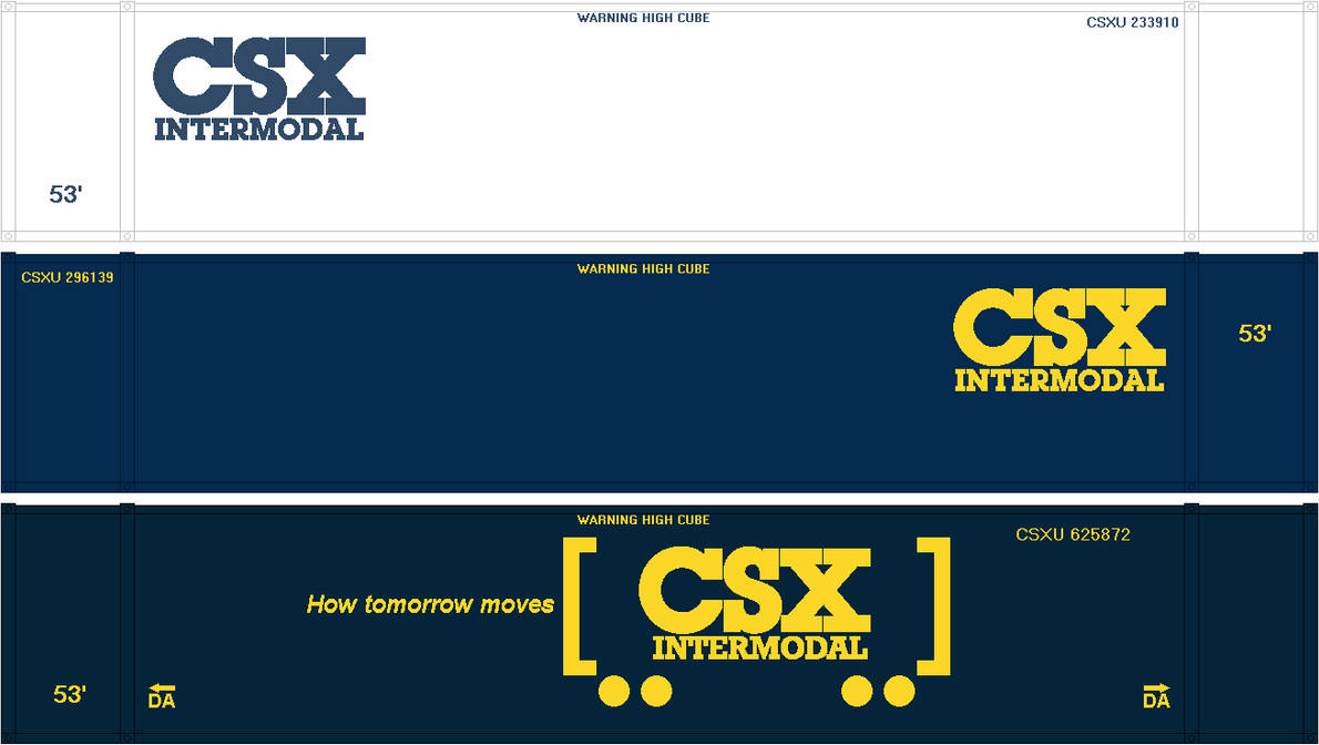 CSX intermodal containers by MisterPSYCHOPATH3001 on DeviantArt
